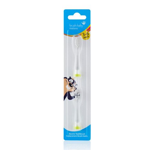 Brush-Baby | Brushbaby KidzSonic Replacement Brush Heads 3-6yrs (2pcs)